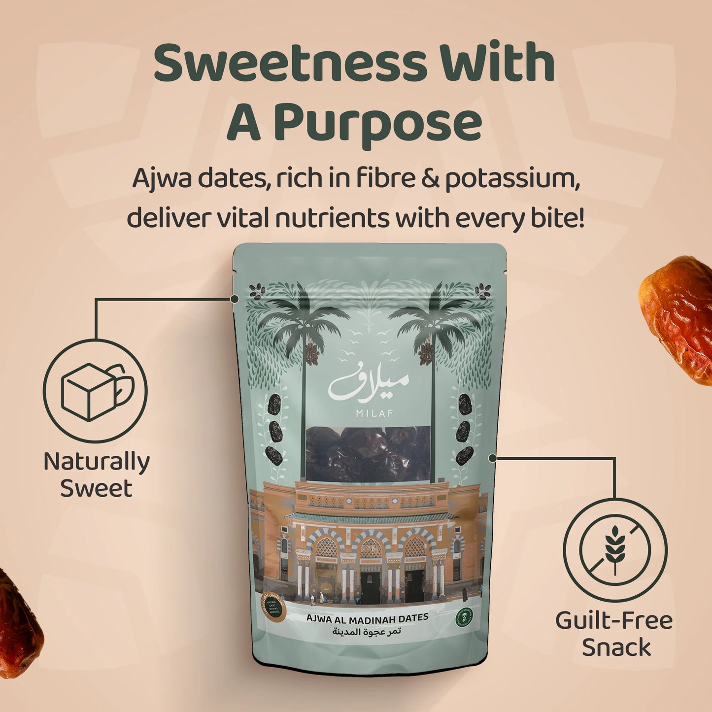 Milaf Ajwa Al Madinah Premium Dates